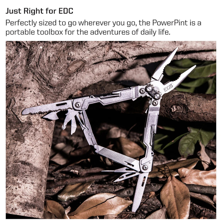 SOG PowerPint 18-in-1 Multi-Tool – Compact Tactical EDC with Pliers & Knife