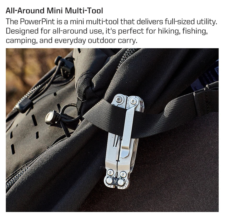 SOG PowerPint 18-in-1 Multi-Tool – Compact Tactical EDC with Pliers & Knife