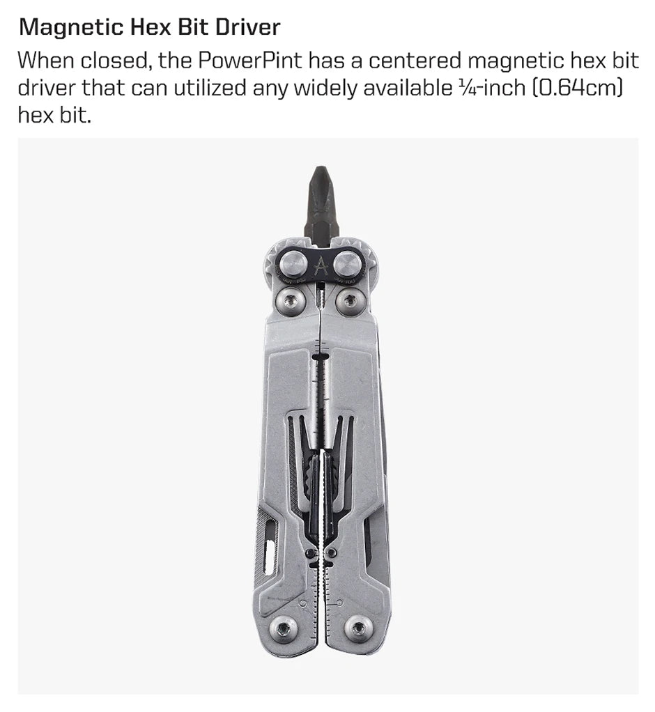 SOG PowerPint 18-in-1 Multi-Tool – Compact Tactical EDC with Pliers & Knife