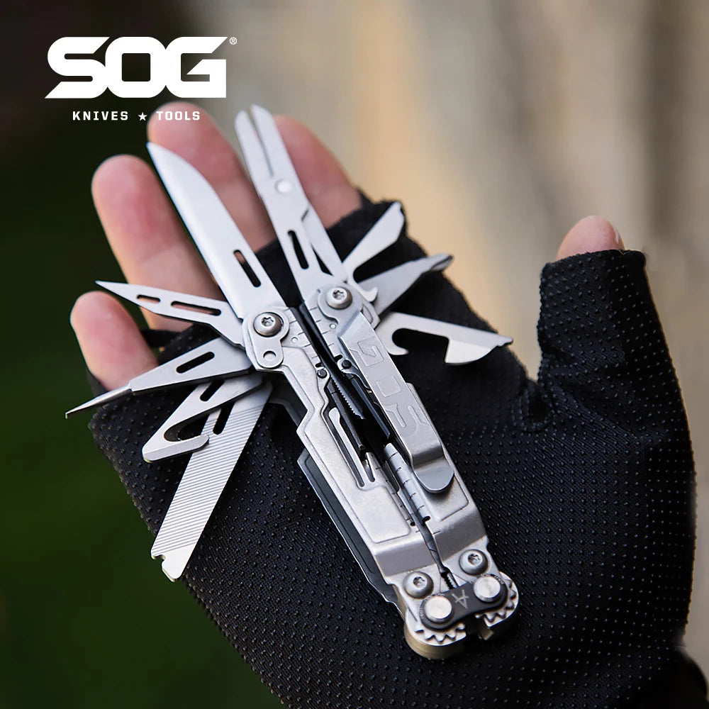SOG PowerPint 18-in-1 Multi-Tool – Compact Tactical EDC with Pliers & Knife
