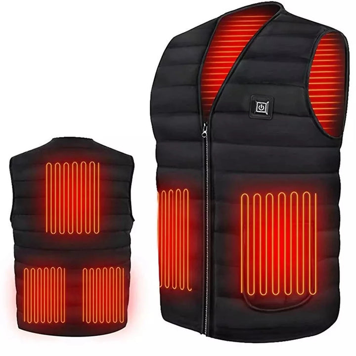 Men’s/Women’s 9-Zone Heated Cotton Vest Smart Electric Thermal Jacket
