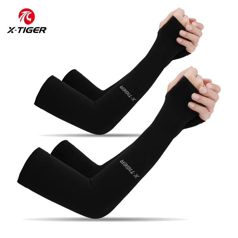 X-TIGER Cycling Arm Sleeves UV Protection Ice Fabric