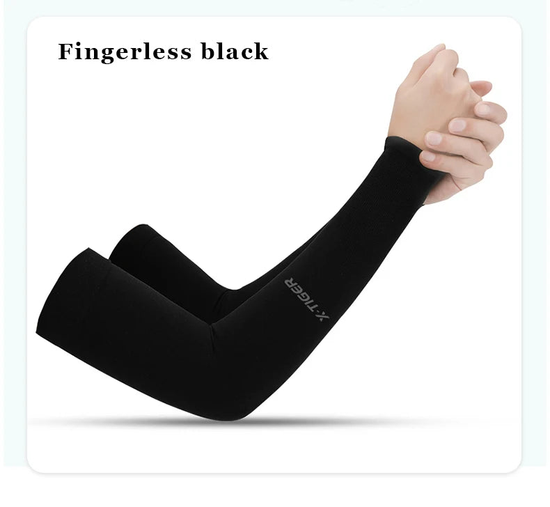 X-TIGER Cycling Arm Sleeves UV Protection Ice Fabric