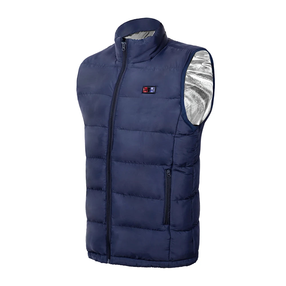 USB Heated Jacket with 9 Zones Electric Graphene Heat Coat