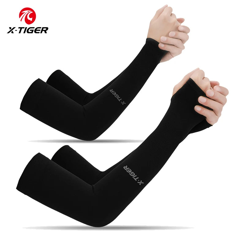 X-TIGER Cycling Arm Sleeves UV Protection Ice Fabric