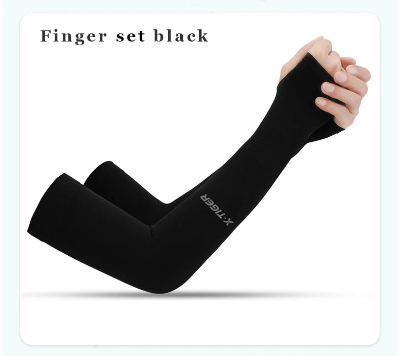 X-TIGER Cycling Arm Sleeves UV Protection Ice Fabric