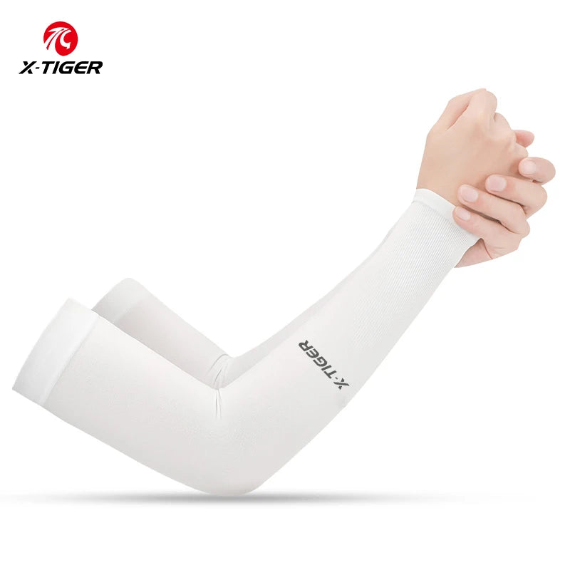 X-TIGER Cycling Arm Sleeves UV Protection Ice Fabric