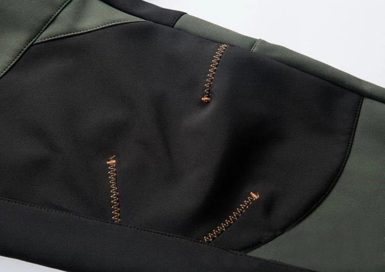 LNGXO Men’s Winter Fleece Hiking Pants, Waterproof Softshell Trekking Trousers