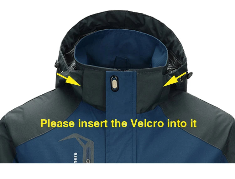 TRVLWEGO Men’s Waterproof Hiking Jacket Outdoor Windbreaker
