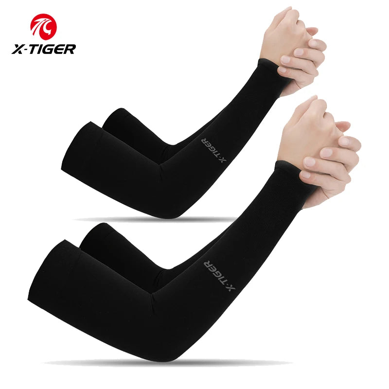 X-TIGER Cycling Arm Sleeves UV Protection Ice Fabric