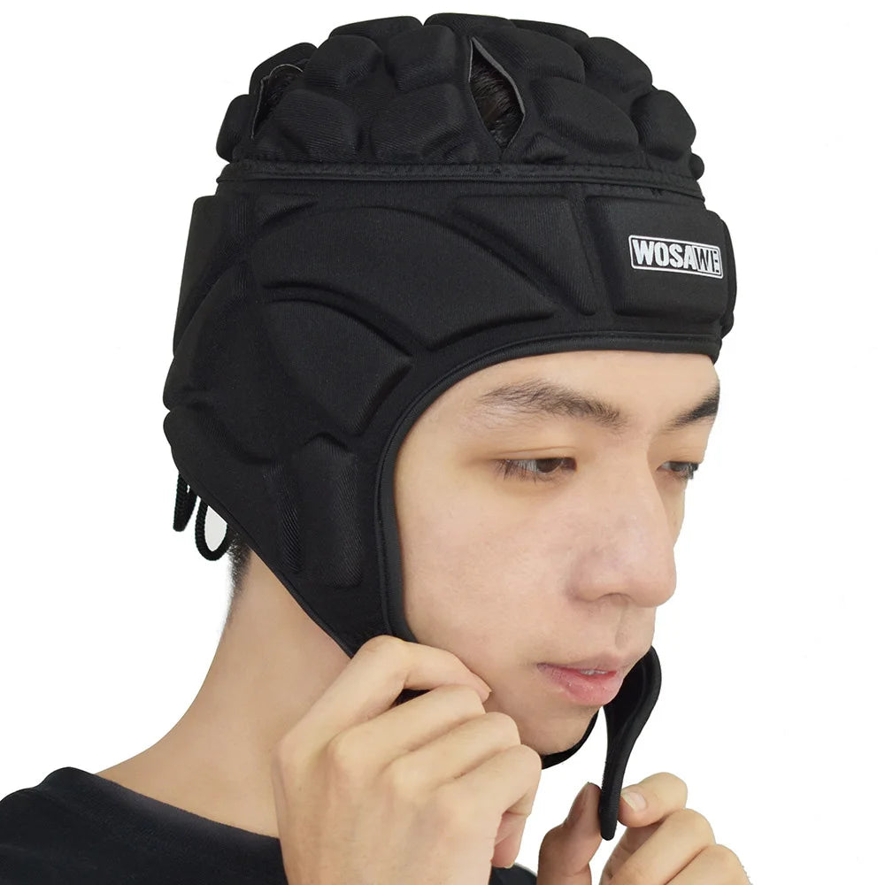 Sports Helmet & Head Guard – Football, Soccer, Rugby, Goalie Protection
