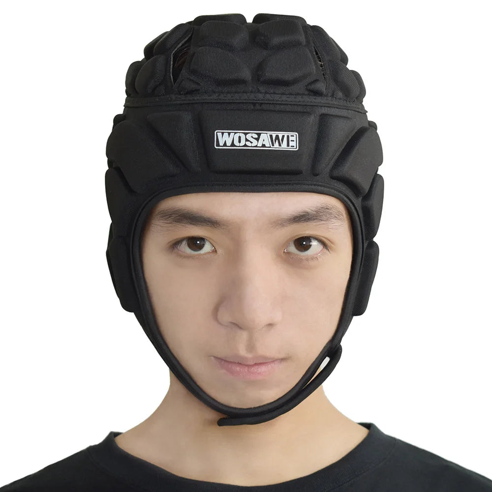 Sports Helmet & Head Guard – Football, Soccer, Rugby, Goalie Protection