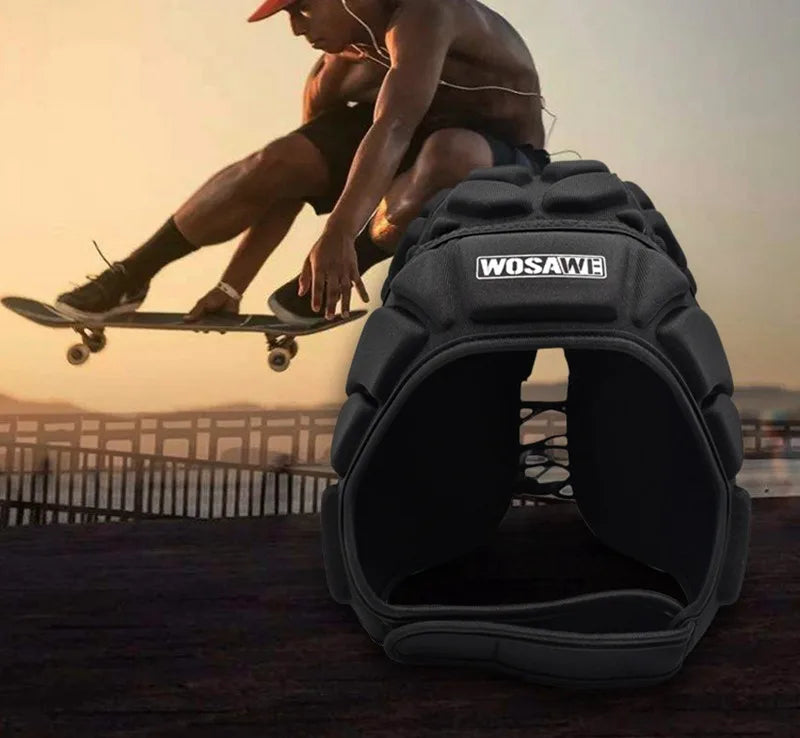 Sports Helmet & Head Guard – Football, Soccer, Rugby, Goalie Protection