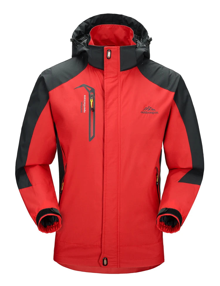 TRVLWEGO Men’s Waterproof Hiking Jacket Outdoor Windbreaker