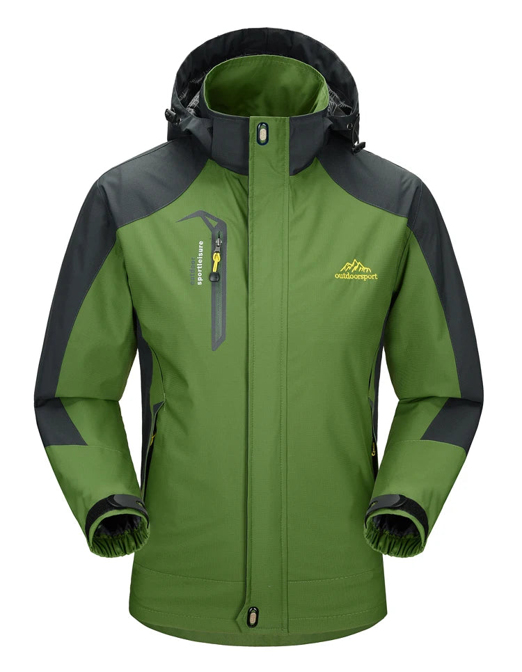 TRVLWEGO Men’s Waterproof Hiking Jacket Outdoor Windbreaker