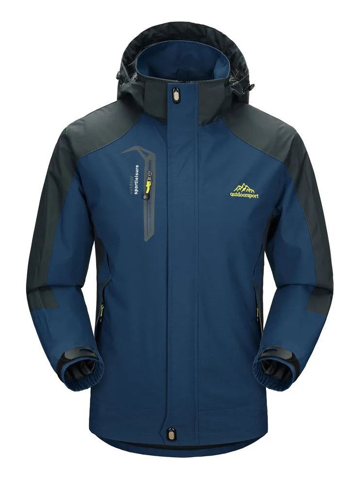 TRVLWEGO Men’s Waterproof Hiking Jacket Outdoor Windbreaker