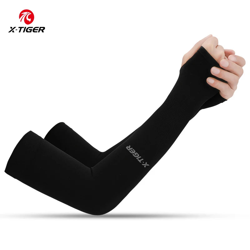X-TIGER Cycling Arm Sleeves UV Protection Ice Fabric