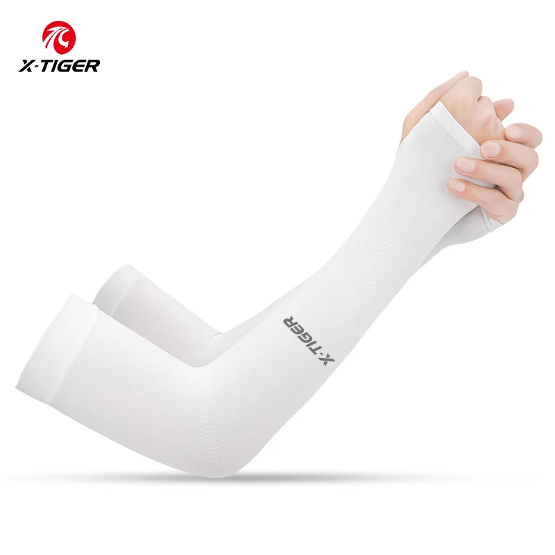 X-TIGER Cycling Arm Sleeves UV Protection Ice Fabric