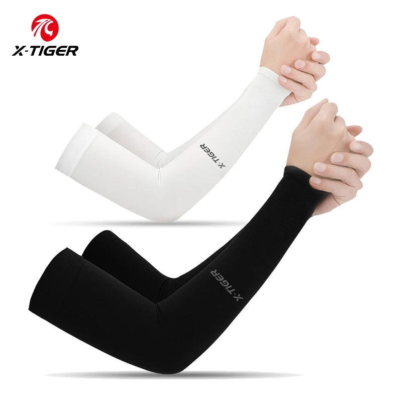 X-TIGER Cycling Arm Sleeves UV Protection Ice Fabric