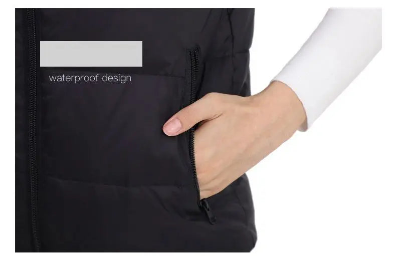USB Heated Jacket with 9 Zones Electric Graphene Heat Coat