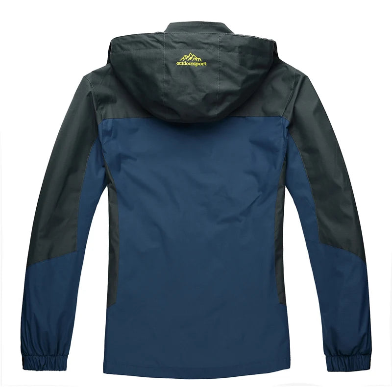 TRVLWEGO Men’s Waterproof Hiking Jacket Outdoor Windbreaker