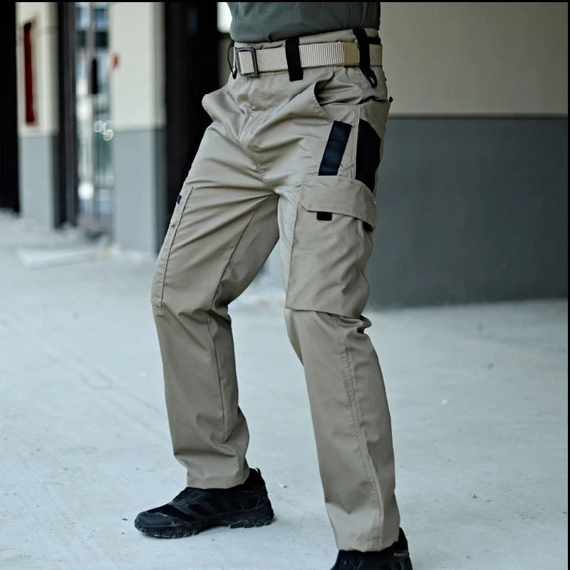 Men’s Tactical Cargo Work Pants Waterproof Outdoor Trousers