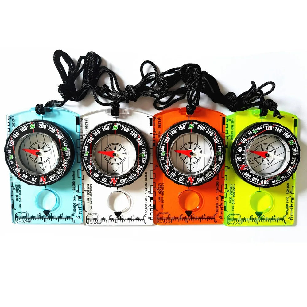 Waterproof Orienteering Baseplate Compass for Hiking and Navigation