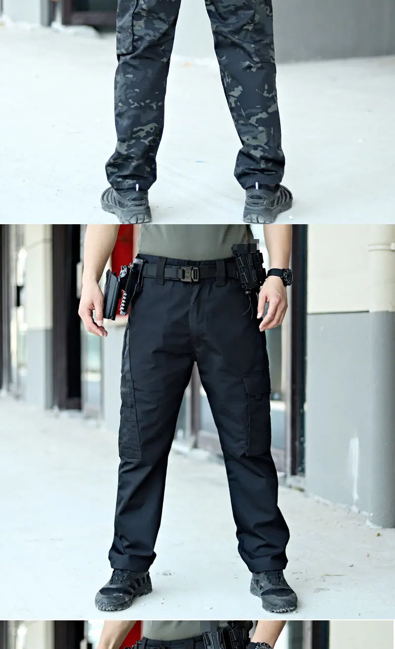 Men’s Tactical Cargo Work Pants Waterproof Outdoor Trousers