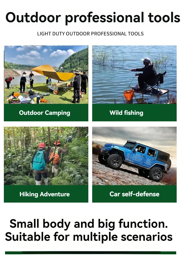 Portable Multifunctional Camping Shovel – Survival, Hiking & Garden Tool