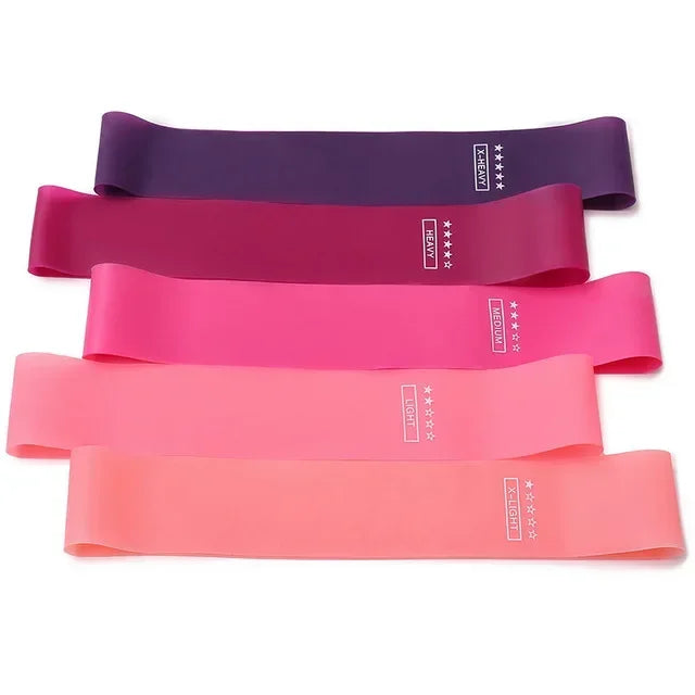 Portable Resistance Bands – Rubber Elastic Bands for Yoga, Gym & Pilates