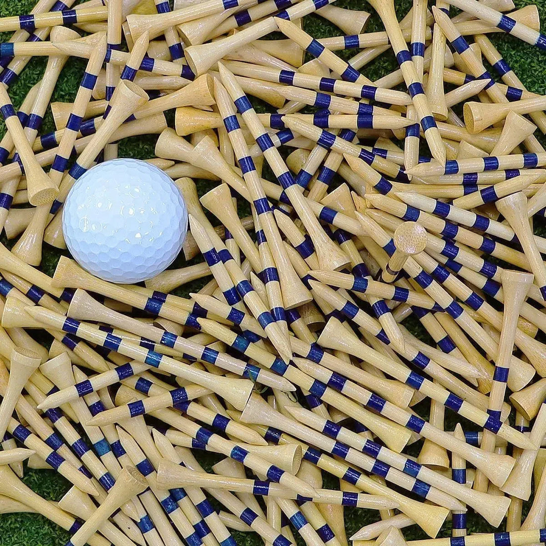 PGM 50pcs Durable Bamboo Golf Tees