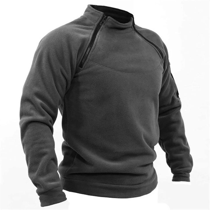 Men’s Tactical Fleece Jacket Windproof Thermal Hiking Coat
