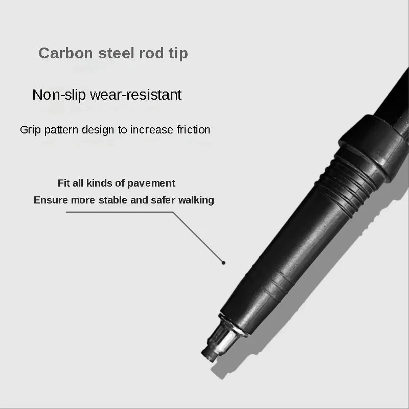 2PCS Ultralight Adjustable Trekking Poles with Quick Lock