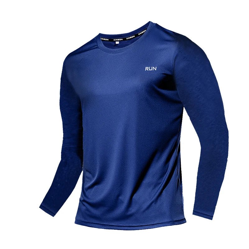 Men’s Ice Silk Long Sleeve Quick-Dry Sun Protection Shirt