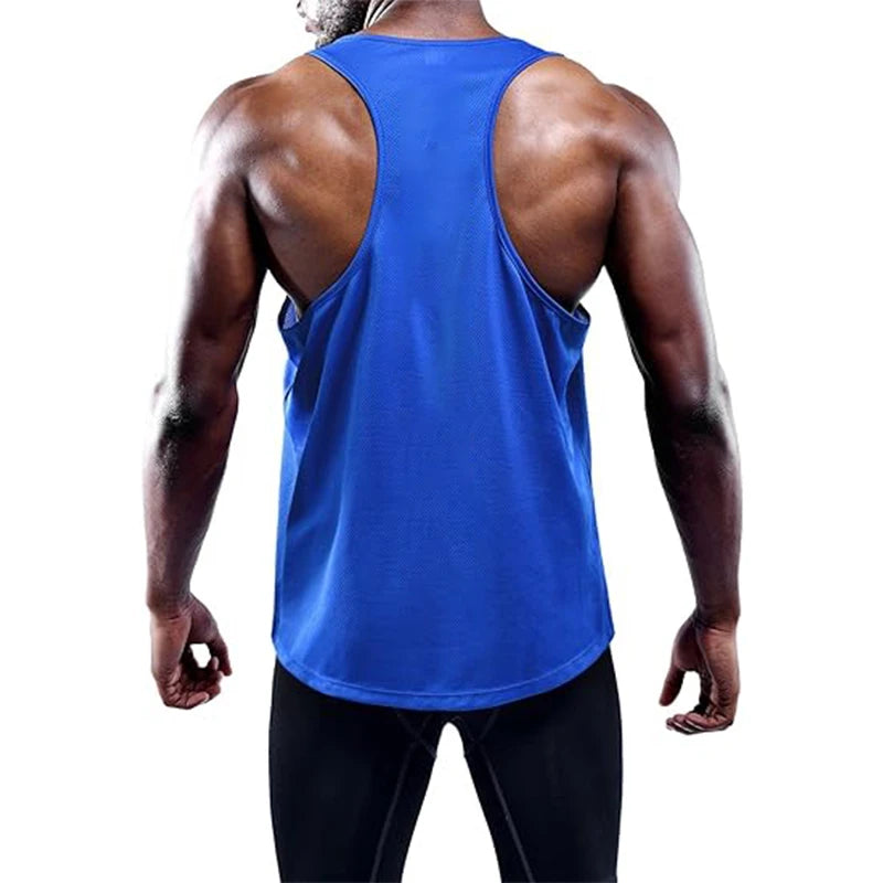 Men’s Running Tank Top Quick-Dry Gym Workout Vest