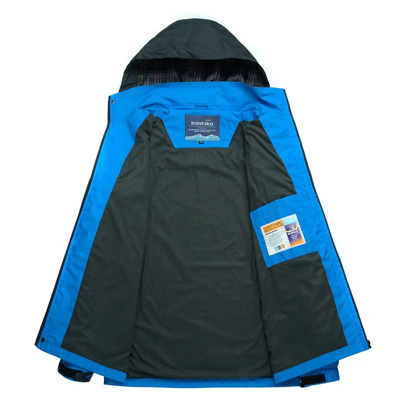 TRVLWEGO Men’s Waterproof Hiking Jacket Outdoor Windbreaker