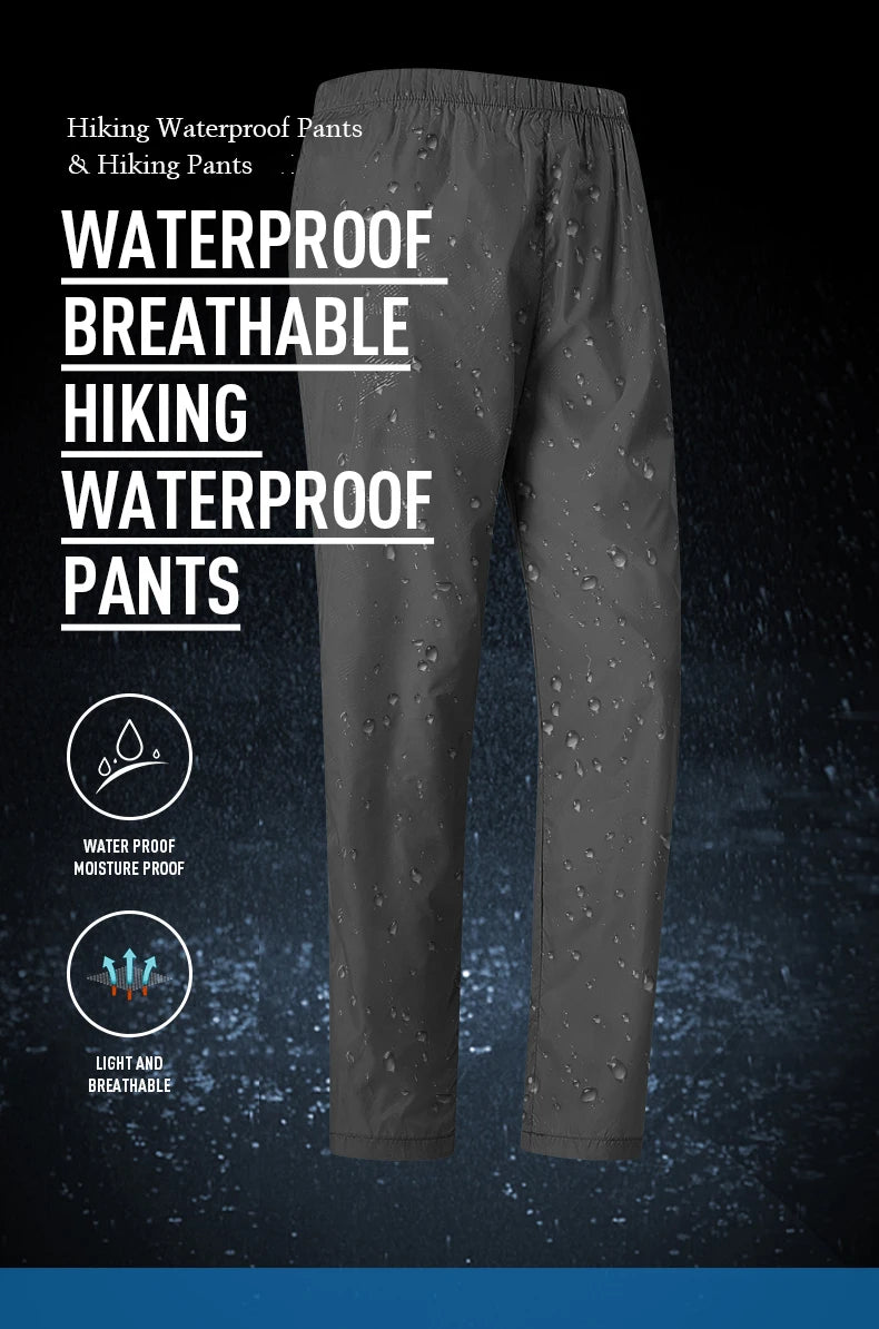 LNGXO Unisex Waterproof Quick Dry Hiking Pants