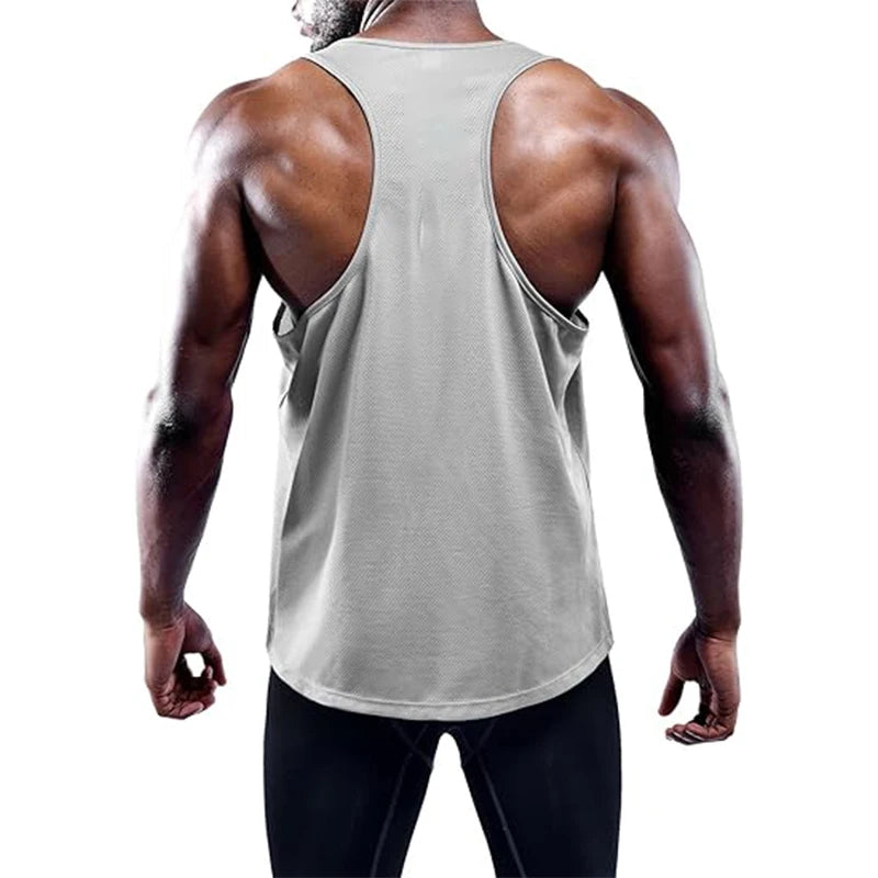 Men’s Running Tank Top Quick-Dry Gym Workout Vest
