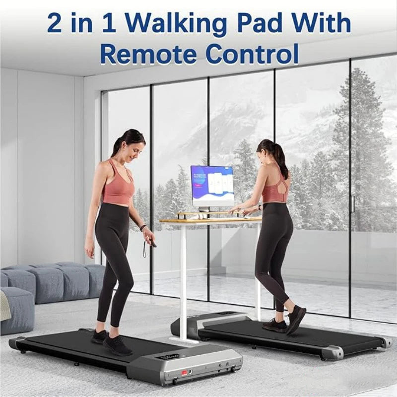 300lbs 2.5HP Treadmill – 2-in-1 Walking & Running Fitness Machine