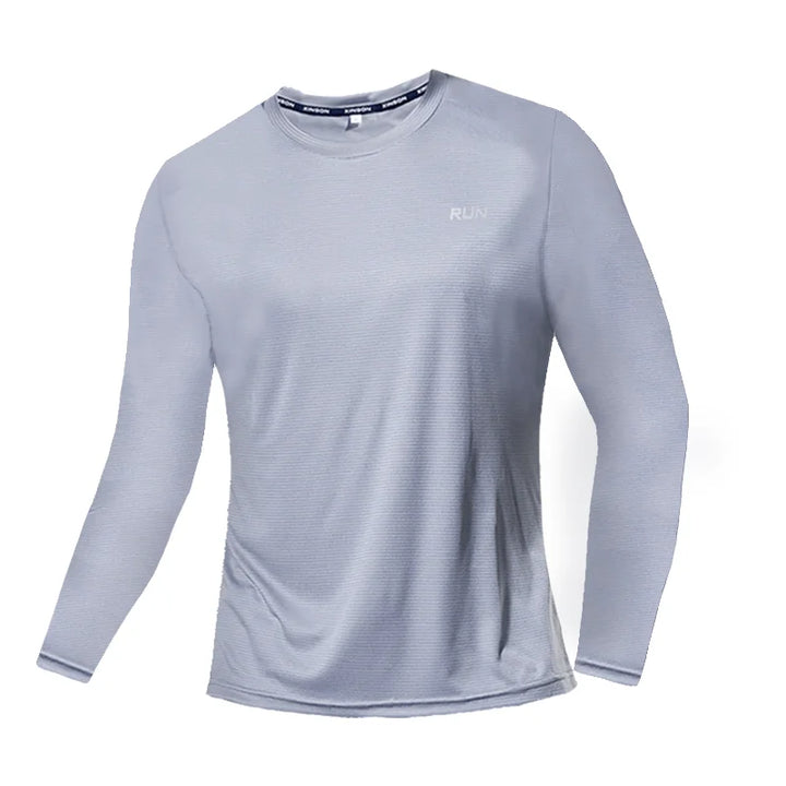 Men’s Ice Silk Long Sleeve Quick-Dry Sun Protection Shirt