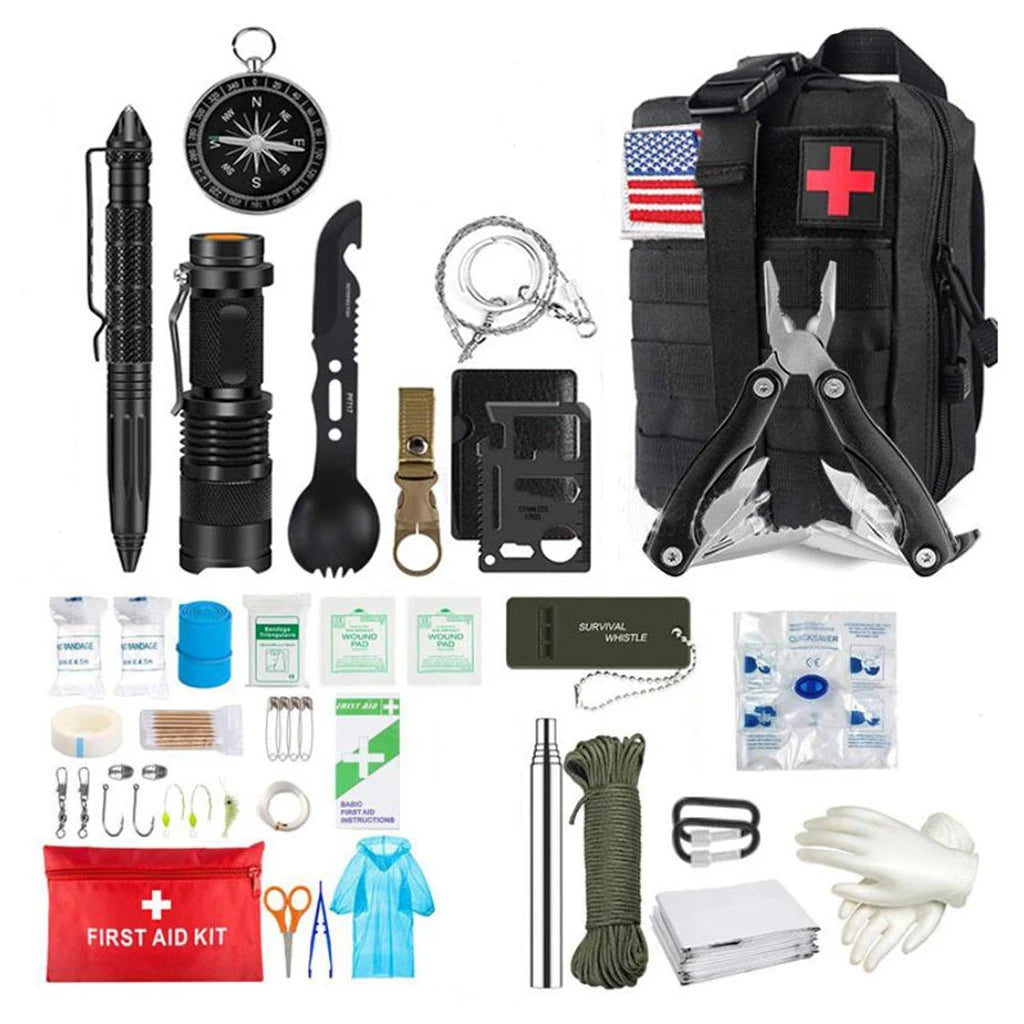 Survival First Aid Kit – Full Molle Emergency & Trauma Bag for Outdoors