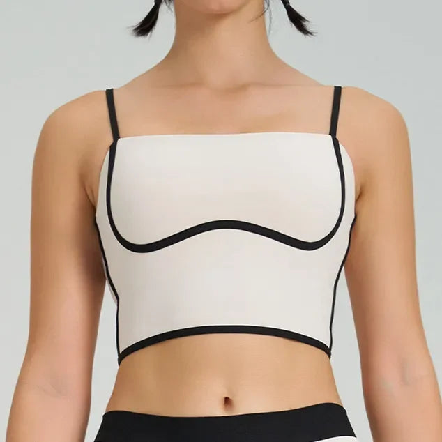 Women’s 2-Piece Tracksuit – Yoga & Gym Set with Sports Bra and Shorts/Skirt