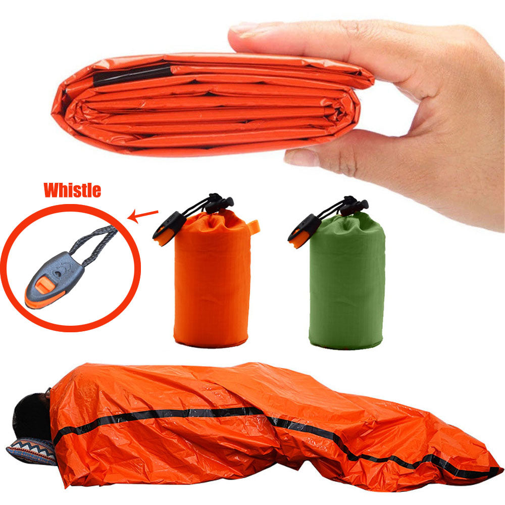 Portable Waterproof Emergency Survival Sleeping Bag Mylar Thermal Sack