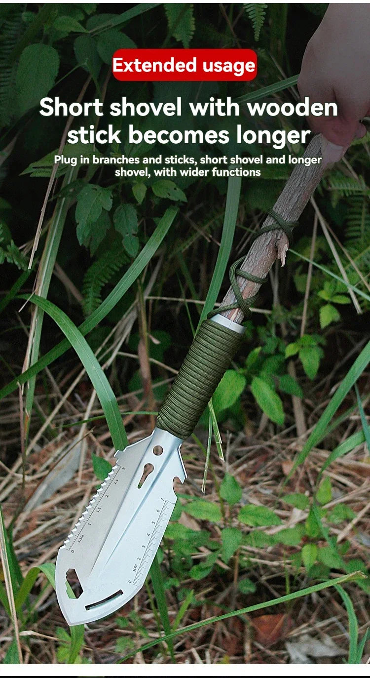 Portable Multifunctional Camping Shovel – Survival, Hiking & Garden Tool