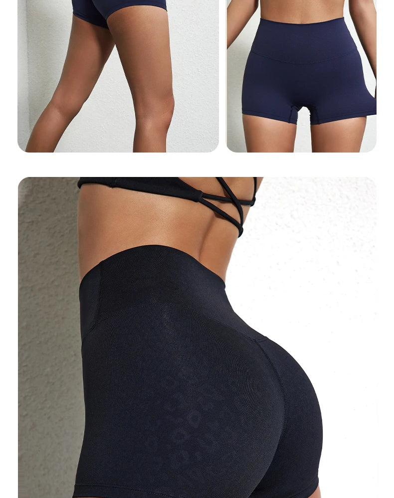 Women’s High-Waist Yoga & Fitness Shorts