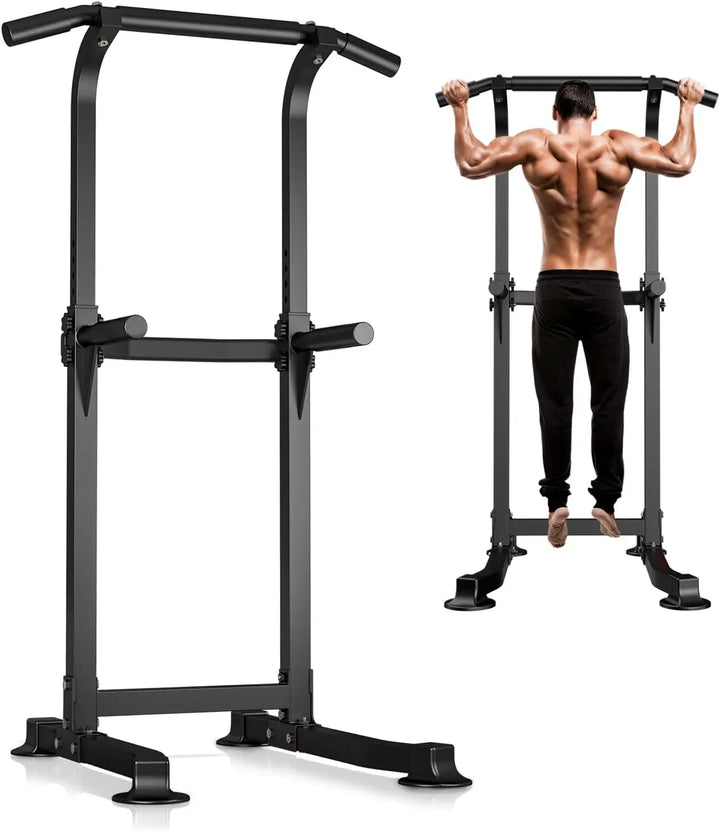 Adjustable Power Tower – Pull-Up, Dip & Chin-Up Station for Home Gym