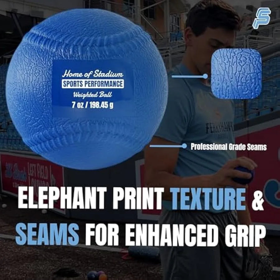 Soft Shell Weighted Baseballs – Pitching & Velocity Training Balls (3.5–32oz)