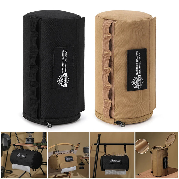 Portable Outdoor Tissue Case – Waterproof Hanging Roll Paper Holder