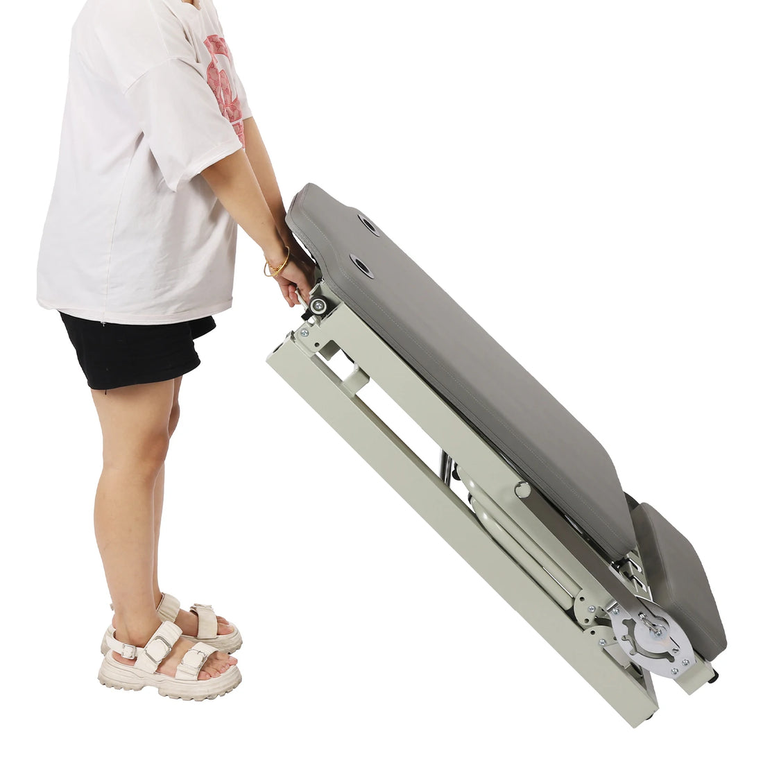 Foldable Pilates Reformer Machine, Multifunctional Yoga Fitness Equipment