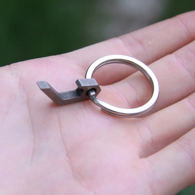 EDC Mini Bottle Opener Keyring – Lightweight Pocket Tool for Camping & Outdoors